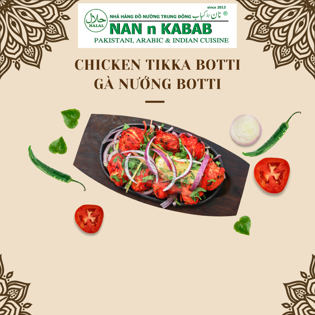 CHICKEN TIKKA BOTTI